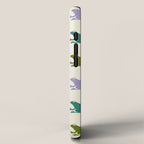 Frog friends pattern on cream iPhone Case Gallery Image 2