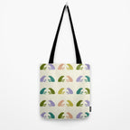 Frog friends pattern on cream Tote Bag Gallery Image 2