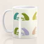 Frog friends pattern on cream Coffee Mug Gallery Image 3