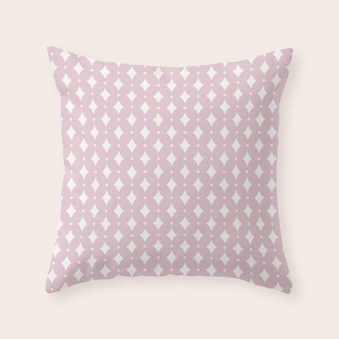 Vintage Stars XII Blush Pink Throw Pillow Gallery Image 6