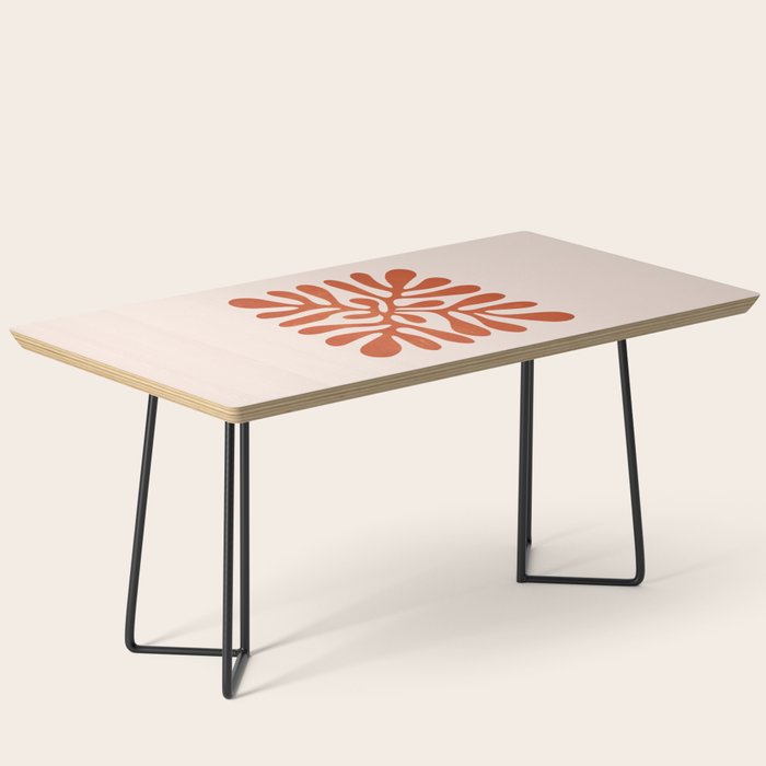 Nature Leaf Cutouts III: Terracotta Edition | Mid-Century Henri Matisse Series Coffee Table Gallery Image 1