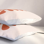 Nature Leaf Cutouts III: Terracotta Edition | Mid-Century Henri Matisse Series Pillow Sham Gallery Image 3