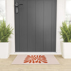 Nature Leaf Cutouts III: Terracotta Edition | Mid-Century Henri Matisse Series Welcome Mat Gallery Image 3