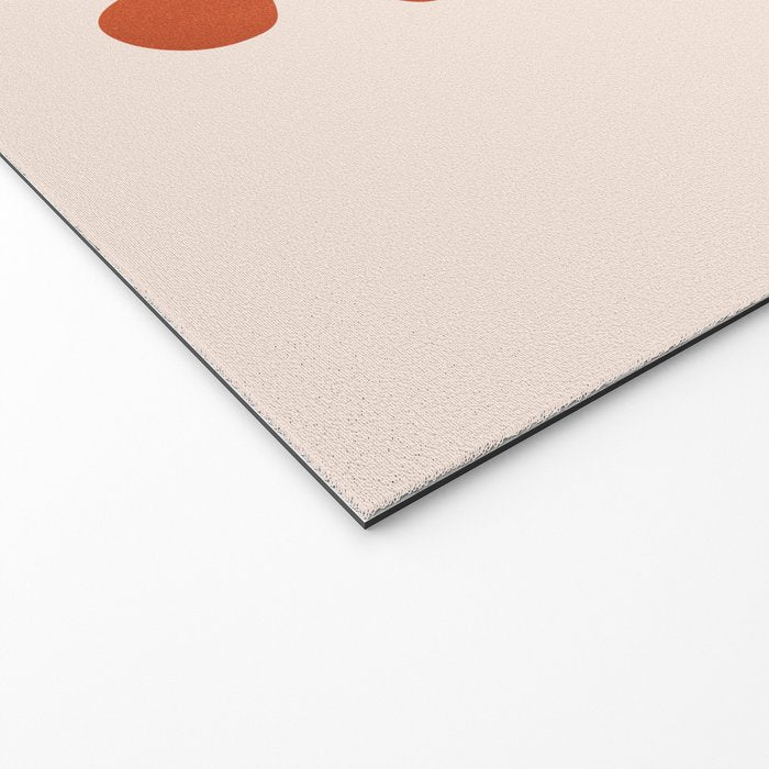 Nature Leaf Cutouts III: Terracotta Edition | Mid-Century Henri Matisse Series Welcome Mat Gallery Image 2