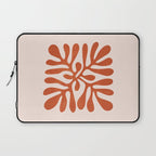 Nature Leaf Cutouts III: Terracotta Edition | Mid-Century Henri Matisse Series Laptop Sleeve Gallery Image 1