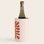 Nature Leaf Cutouts III: Terracotta Edition | Mid-Century Henri Matisse Series Wine Chiller Gallery Image 3