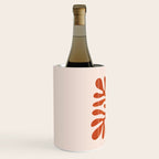 Nature Leaf Cutouts III: Terracotta Edition | Mid-Century Henri Matisse Series Wine Chiller Gallery Image 2