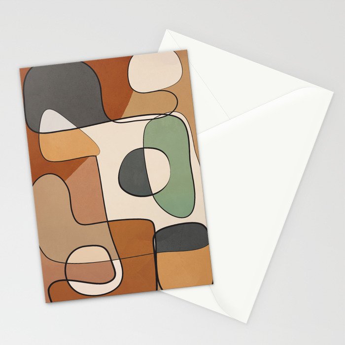 Abstract Line Art 10 Stationery Card Gallery Image 2