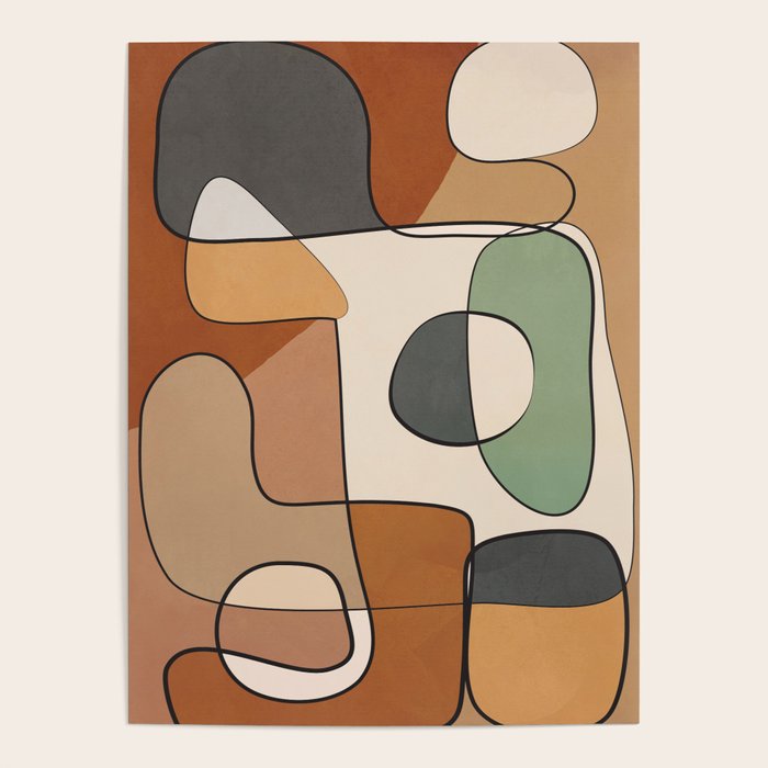 Abstract Line Art 10 Poster Gallery Image 1
