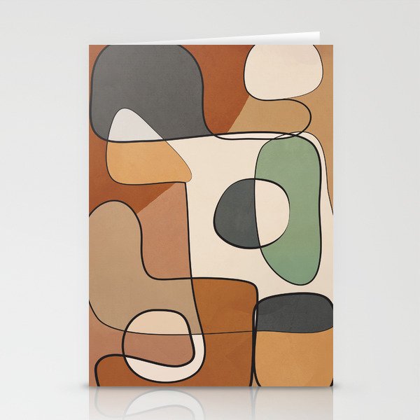 Abstract Line Art 10 Stationery Card Gallery Image 2