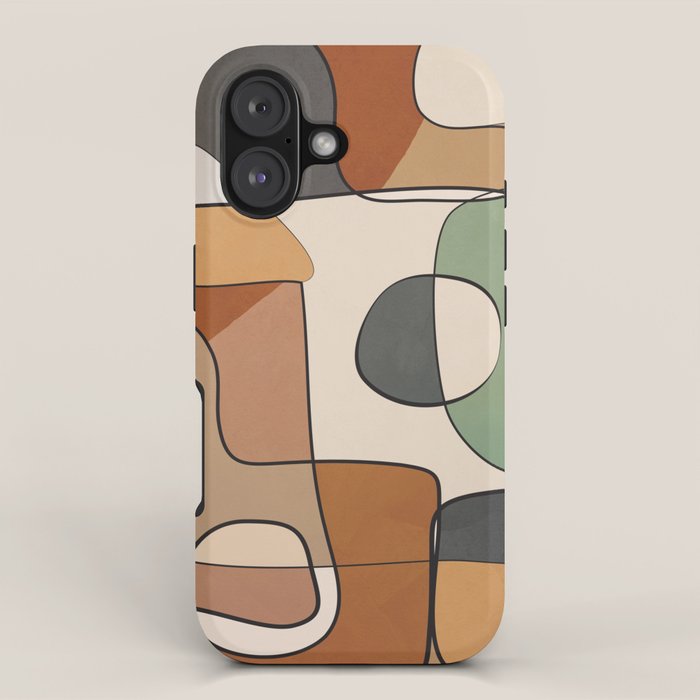 Abstract Line Art 10 iPhone Case Gallery Image 1