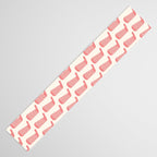 Golf Club Head Vintage Pattern (Beige/Pink) Table Runner Gallery Image 3