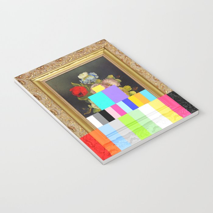 A Painting of Flowers With Color Bars Notebook Gallery Image 3