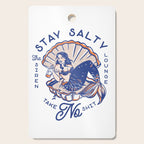 The Siren Lounge: Stay Salty & Take No Shit Cutting Board Gallery Image 1