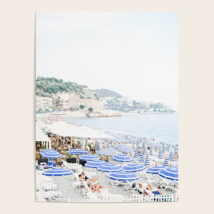 Nice, France | French Riviera Beach View | Travel Photography Print Poster Gallery Image 4