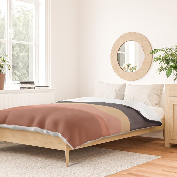 Geometric Landscape 23B Duvet Cover Gallery Image 2