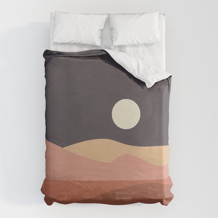 Geometric Landscape 23B Duvet Cover Gallery Image 1