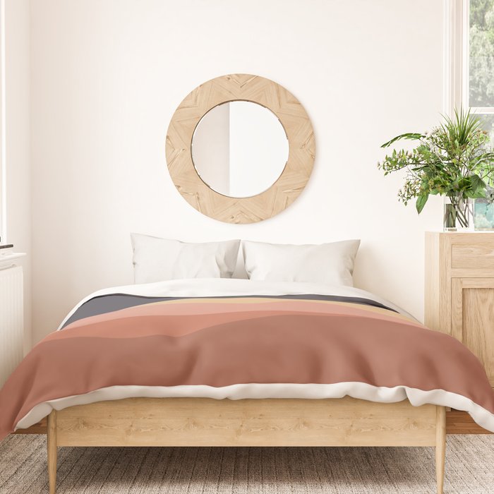 Geometric Landscape 23B Duvet Cover Gallery Image 3