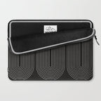 Mid-Century Modern No.18 - Woodblock Print Laptop Sleeve Gallery Image 2