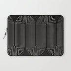Mid-Century Modern No.18 - Woodblock Print Laptop Sleeve Gallery Image 1