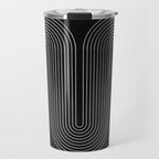 Mid-Century Modern No.18 - Woodblock Print Travel Mug Gallery Image 1