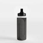 Mid-Century Modern No.18 - Woodblock Print Water Bottle Gallery Image 2