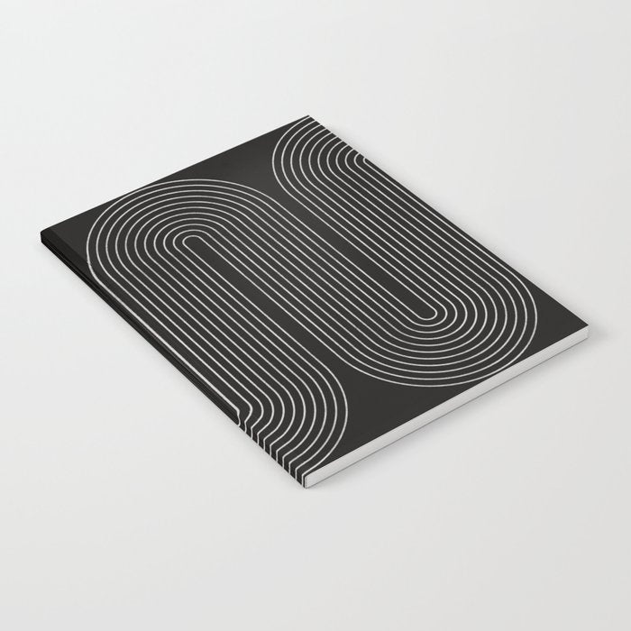 Mid-Century Modern No.18 - Woodblock Print Notebook Gallery Image 1