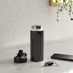 Mid-Century Modern No.18 - Woodblock Print Water Bottle Gallery Image 4