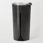 Mid-Century Modern No.18 - Woodblock Print Travel Mug Gallery Image 2