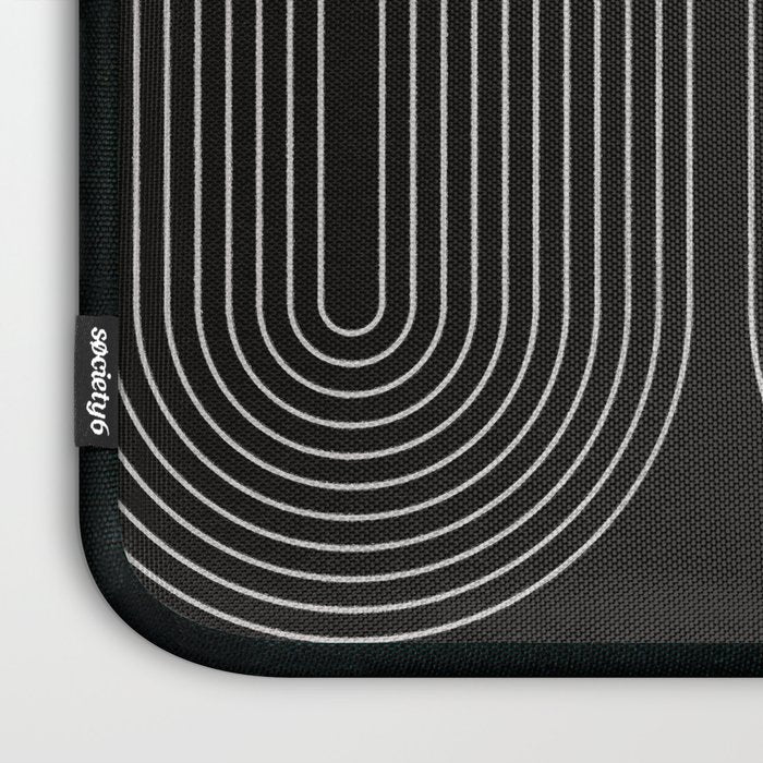 Mid-Century Modern No.18 - Woodblock Print Laptop Sleeve Gallery Image 3