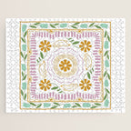 Scandinavian Dove Pattern Jigsaw Puzzle Gallery Image 1