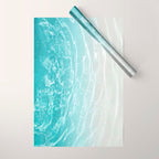 Soft Blue Gray Ocean Dream #1 #water #decor #art #society6 Wrapping Paper Gallery Image 1