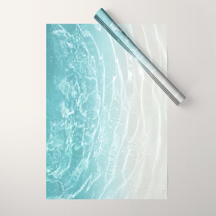 Soft Blue Gray Ocean Dream #1 #water #decor #art #society6 Wrapping Paper Gallery Image 1