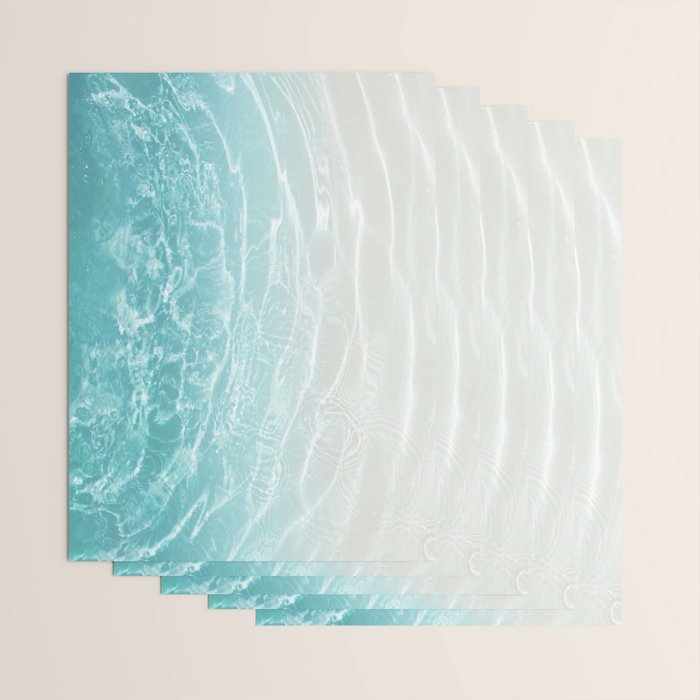 Soft Blue Gray Ocean Dream #1 #water #decor #art #society6 Wrapping Paper Gallery Image 3