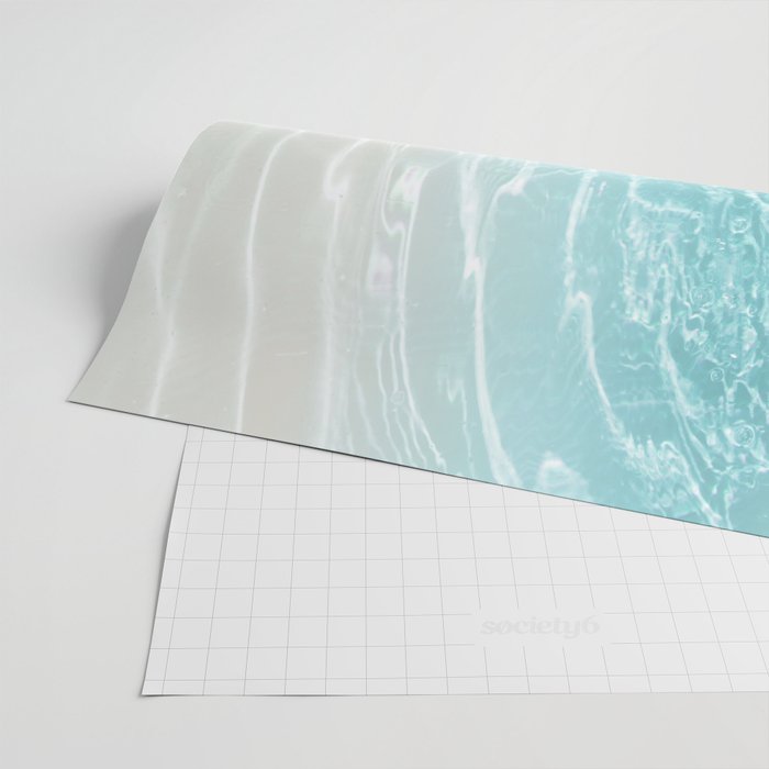 Soft Blue Gray Ocean Dream #1 #water #decor #art #society6 Wrapping Paper Gallery Image 2