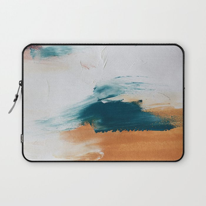Abstract Oil Painting No.25 Laptop Sleeve Gallery Image 1