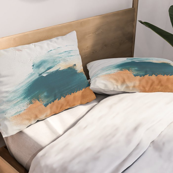 Abstract Oil Painting No.25 Pillow Sham Gallery Image 2