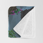 Serenity Weekend | Mindful Travel Greece Architecture | Rustic Earthy Swim Pool | Peace & Positivity Throw Blanket Gallery Image 3