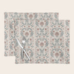 English Cottage Dusty Pink Posy Placemat Gallery Image 1