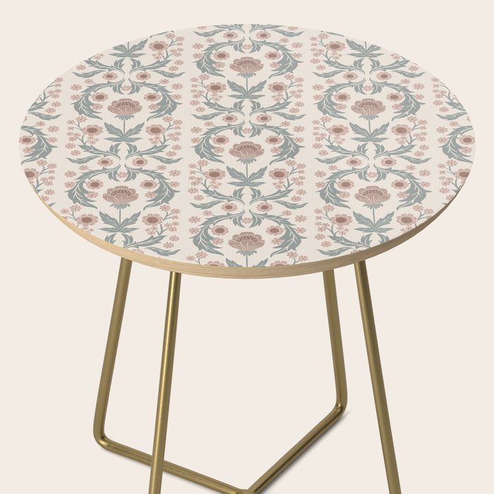 English Cottage Dusty Pink Posy Side Table Gallery Image 2