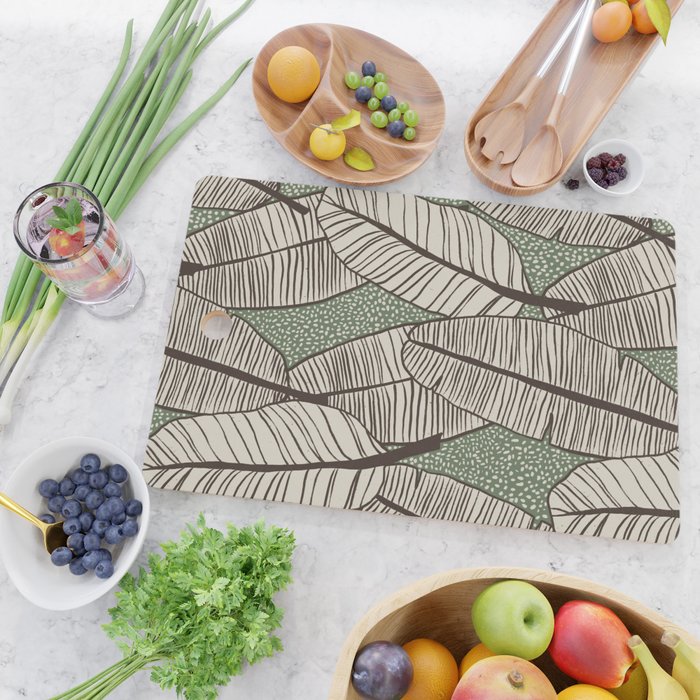 Banana Leaves Cutting Board Gallery Image 2