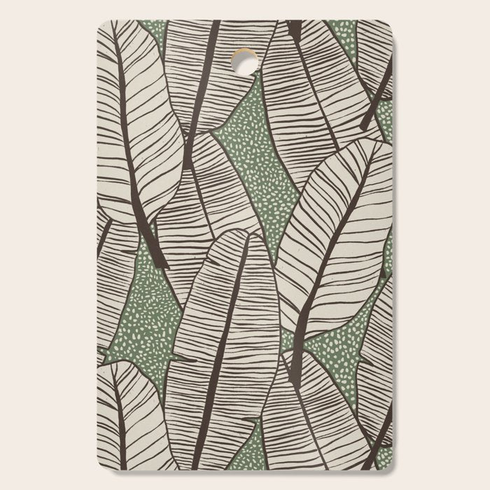 Banana Leaves Cutting Board Gallery Image 1
