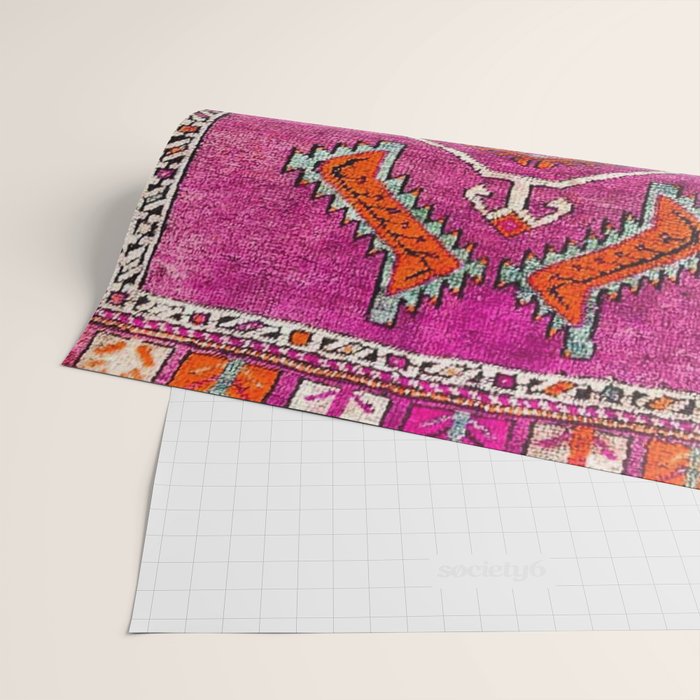 vintage Moroccan carpet Wrapping Paper Gallery Image 2