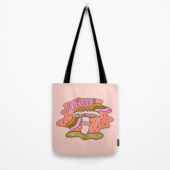 Aries Mushroom Tote Bag Gallery Image 2