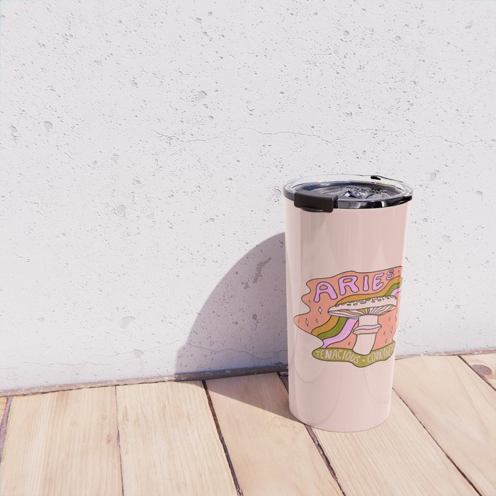 Aries Mushroom Travel Mug Gallery Image 4