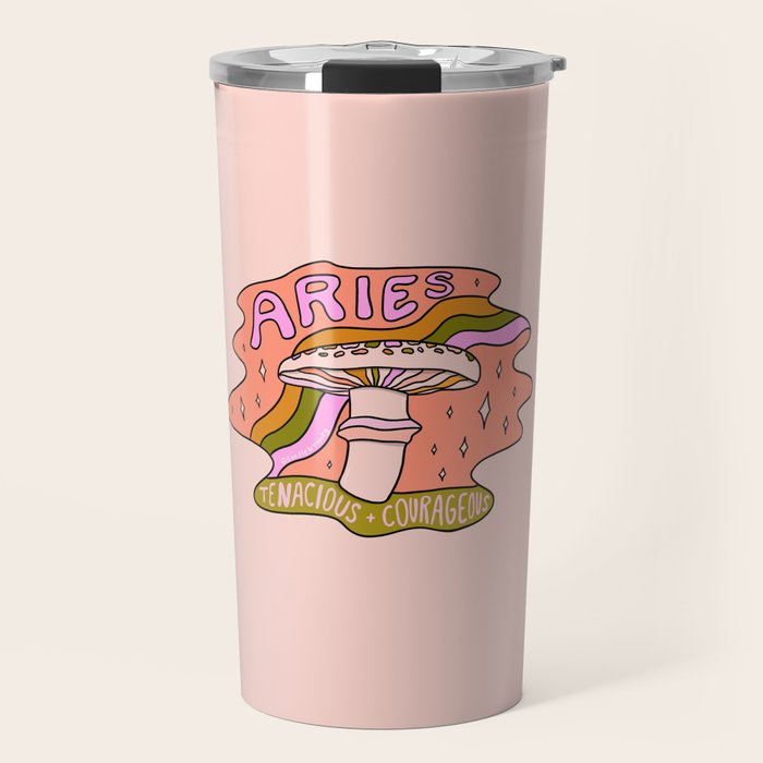 Aries Mushroom Travel Mug Gallery Image 1