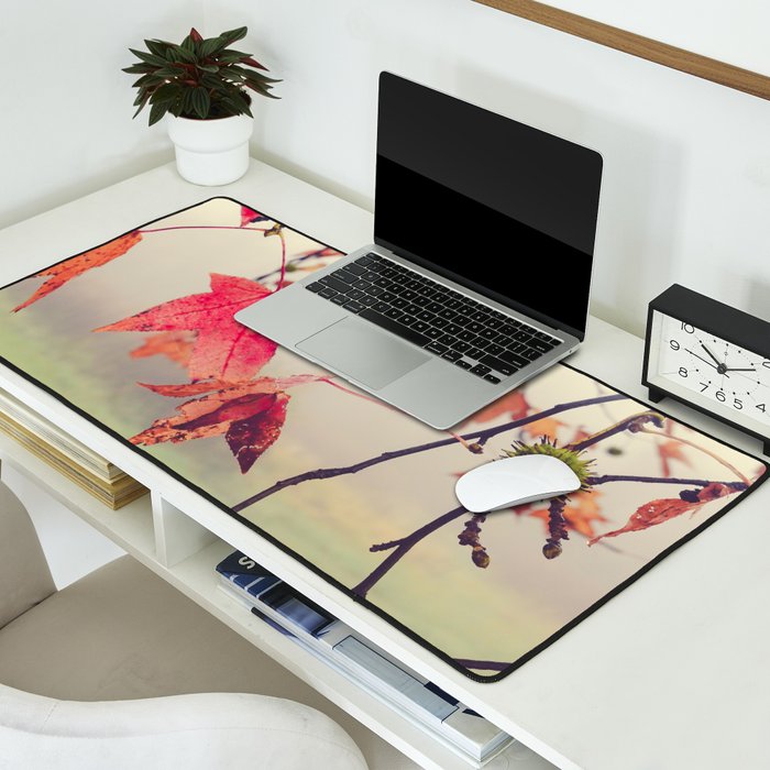 Autumn Dreams - fall color nature photograph Desk Mat Gallery Image 2
