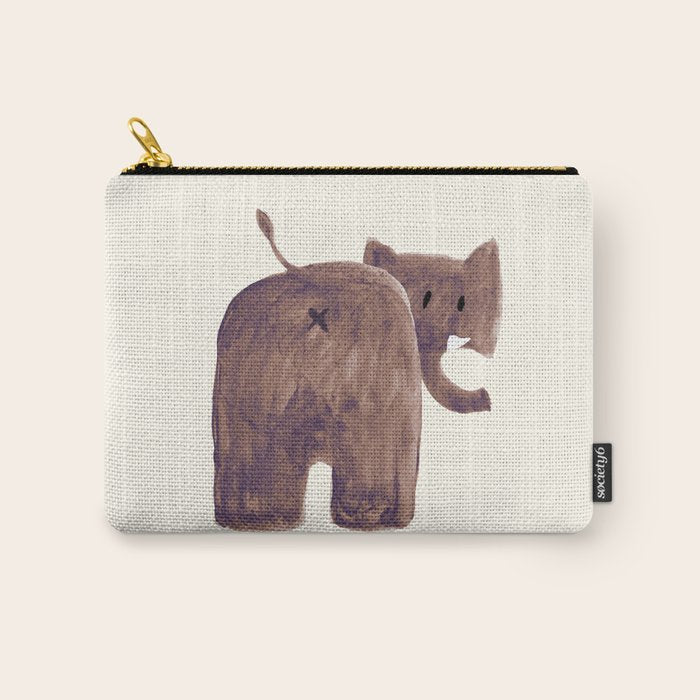 Elephant's butt Carry All Pouch Gallery Image 1