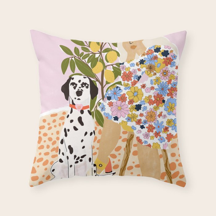 The Chaotic Life Throw Pillow Gallery Image 1