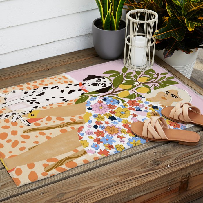 The Chaotic Life Outdoor Rug Gallery Image 2